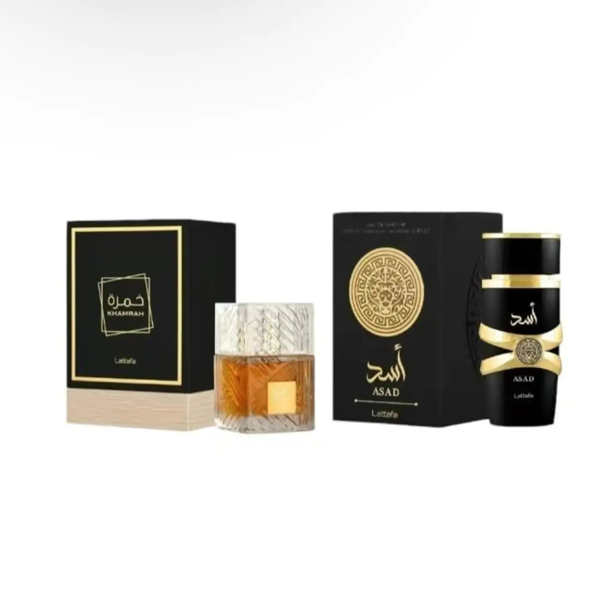Get trendy with Khamrah and Asad Perfume Set 3.4oz -  available at Hot Trends Online. Shop Now!