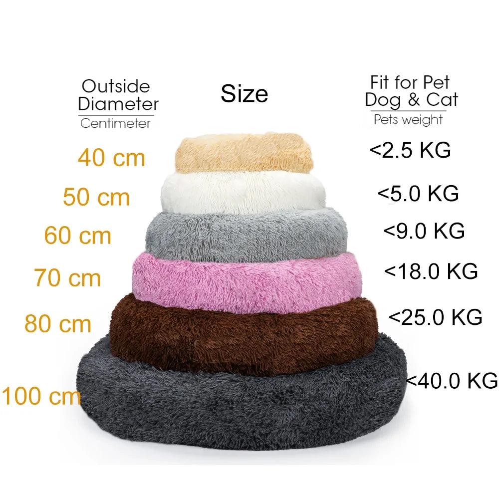 Get trendy with Soft Winter Warm Long Plush Donut Pet Bed - Pet Accessory available at Hot Trends Online. Shop Now!