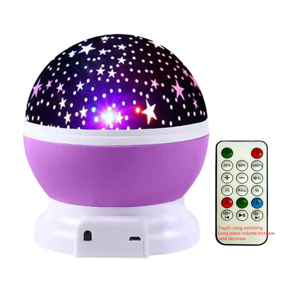 LED Star Projector Night Light