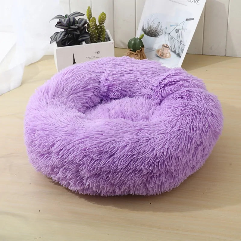 Get trendy with Soft Winter Warm Long Plush Donut Pet Bed - Pet Accessory available at Hot Trends Online. Shop Now!