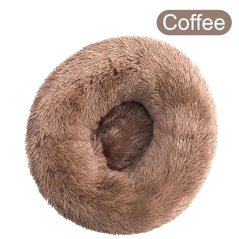 Get trendy with Soft Winter Warm Long Plush Donut Pet Bed - Pet Accessory available at Hot Trends Online. Shop Now!