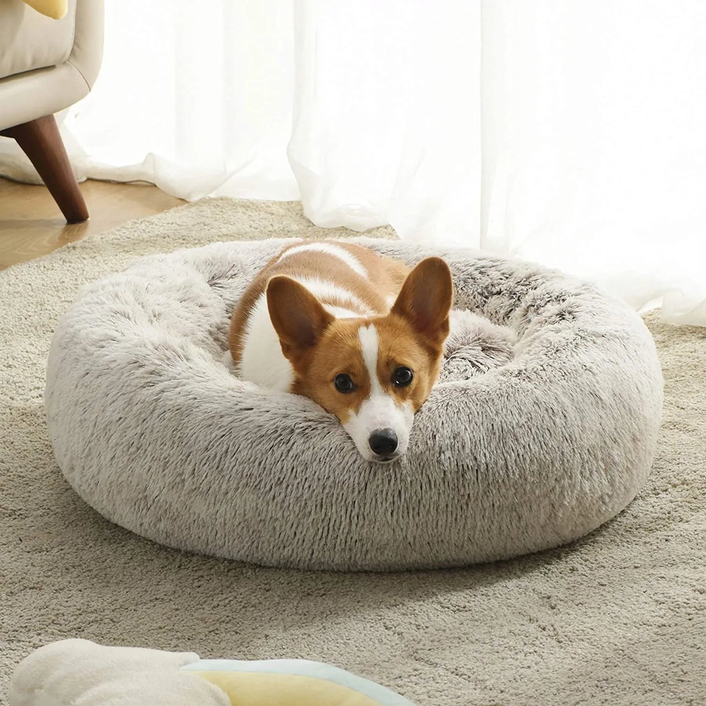 Get trendy with Soft Winter Warm Long Plush Donut Pet Bed - Pet Accessory available at Hot Trends Online. Shop Now!