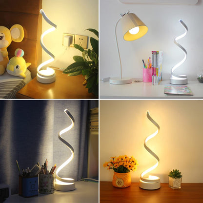 Dimmable Spiral Table Lamps for Nightstand - Premium Decor - Just $62.15! Shop now at Hot Trends Online