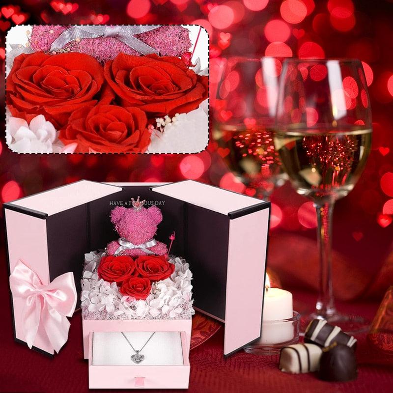 Eternal Rose Flower Gift Box - Roses Divine - Premium Eternal Rose Flower Gift Box - Just $65.99! Shop now at Hot Trends Online